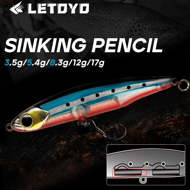 Fishing Lure Topwater - LETOYO тонущий карандаш 17 г 12