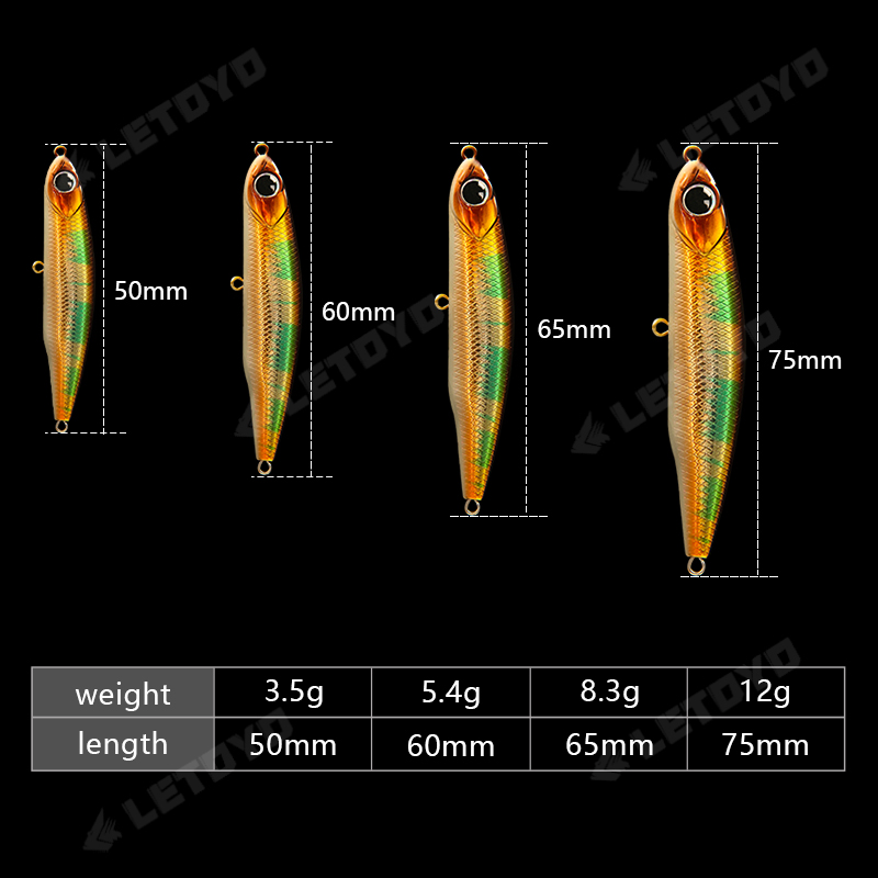 LETOYO тонущий карандаш 17 г 1 – обзор и цена Fishing Lure Topwater