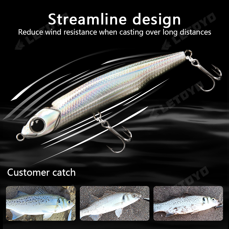 LETOYO тонущий карандаш 17 г 1 – обзор и цена Fishing Lure Topwater